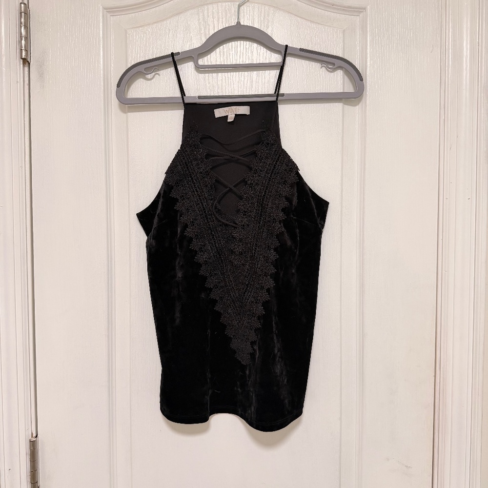 Black Velvet Fancy Tank